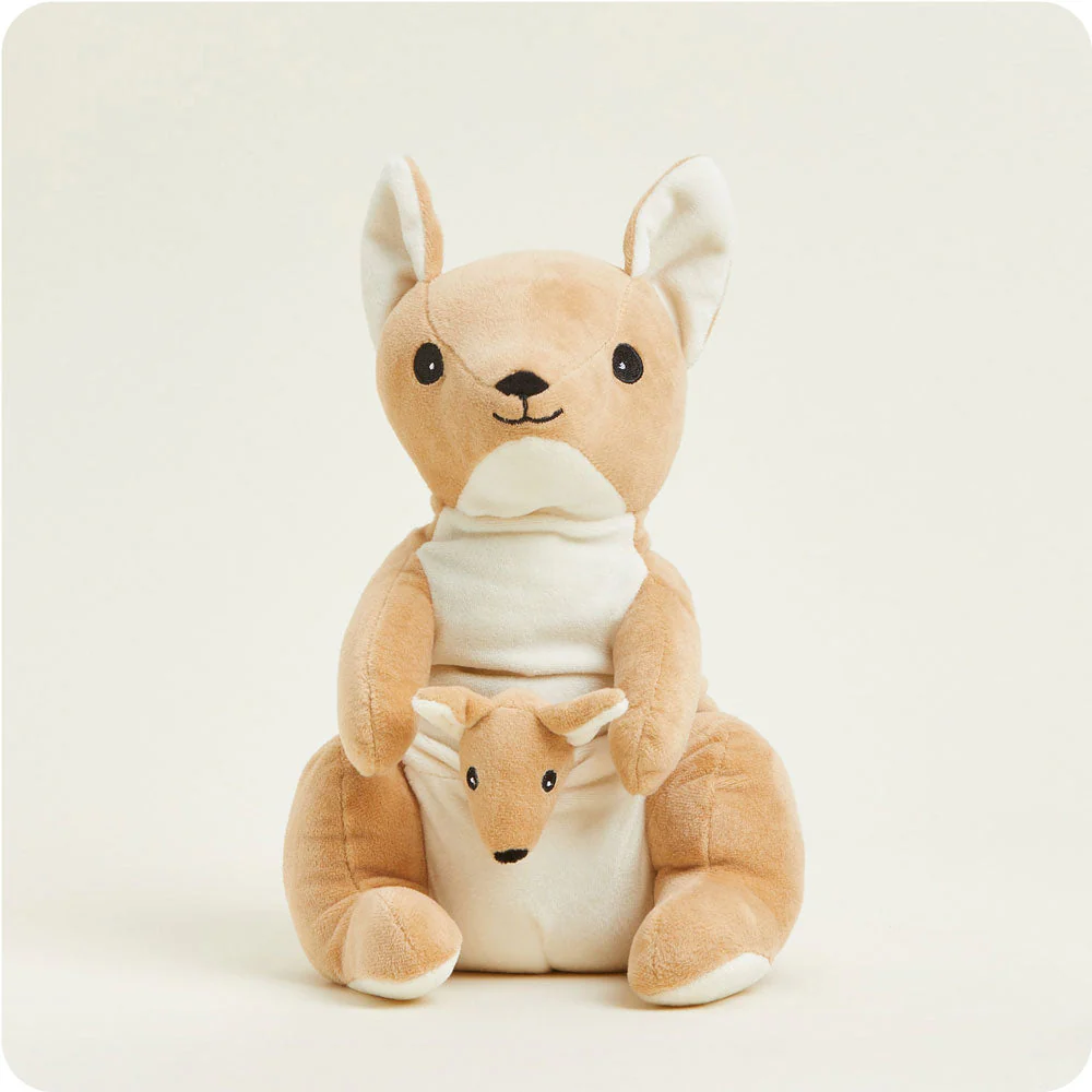 Warmies weighted kangaroo with joey