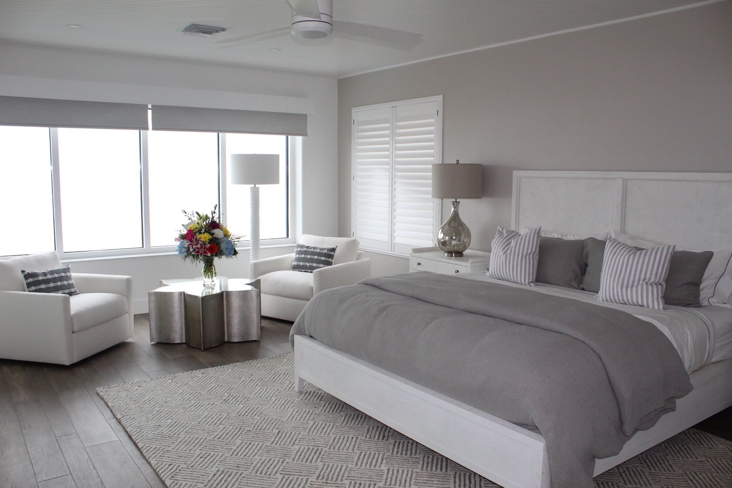 The master bedroom