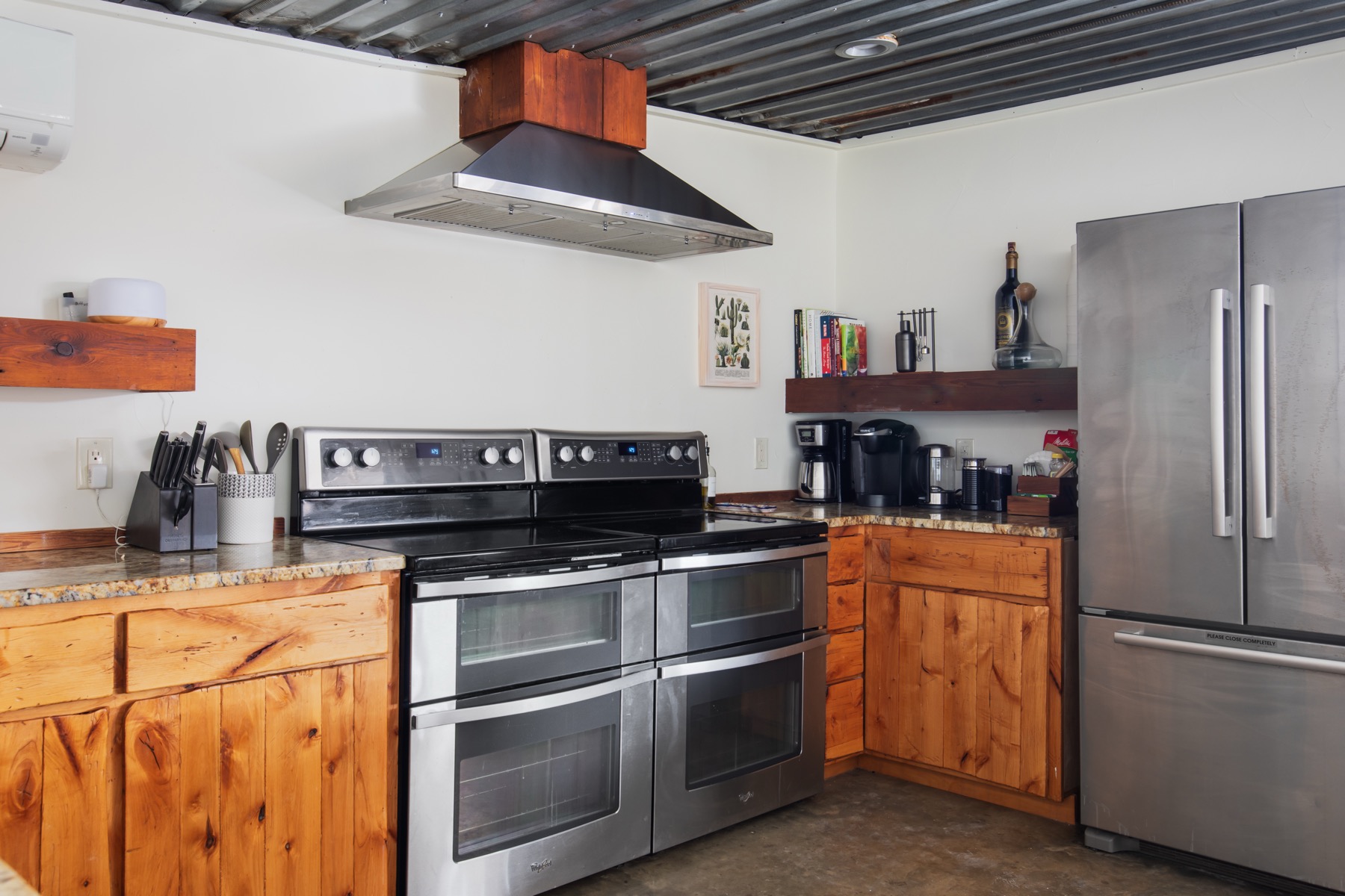 The party barn's full catering kitchen — a real workhorse for feeding a crowd